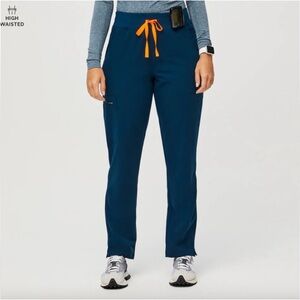 FIGS Women's Yola™ High Waisted 2.0 - Skinny Scrub Pants - S / Deep Reef